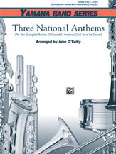 Three National Anthems Concert Band sheet music cover